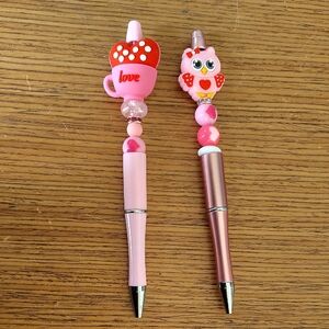 Handmade Valentine Pen Set